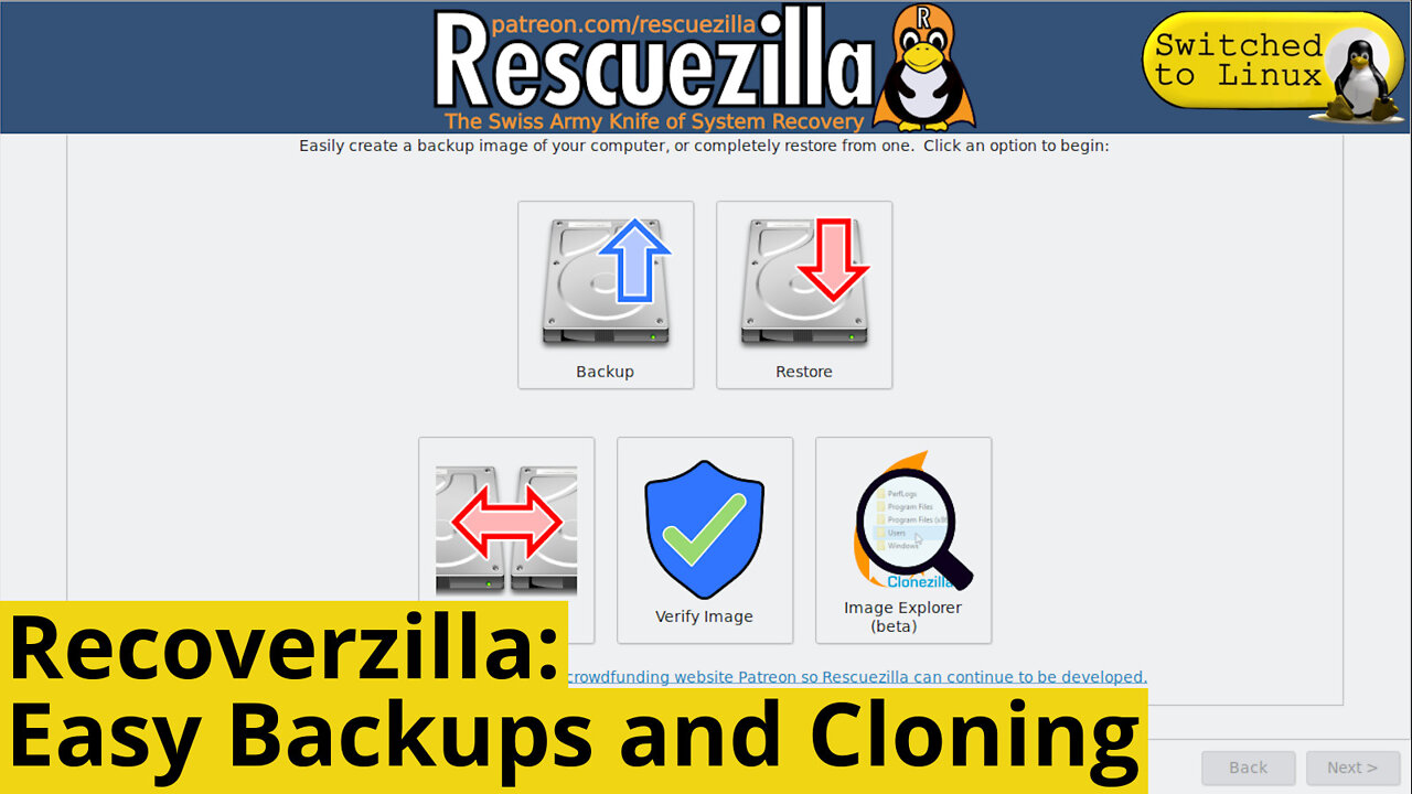 Recoverzilla: Easy Cloning and Recovery