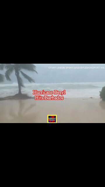 Hurricane Beryl unleashes powerful winds over Barbados