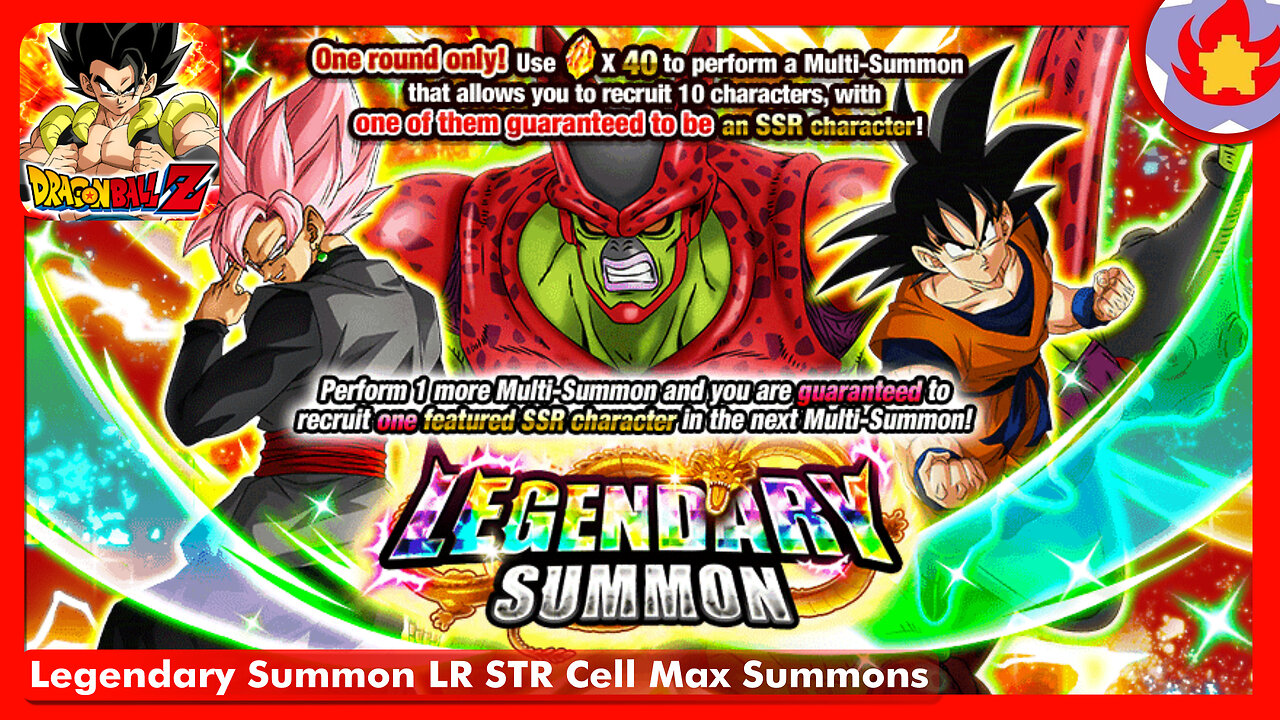 Legendary Summon LR STR Cell Max Summons | Dragon Ball Z: Dokkan Battle