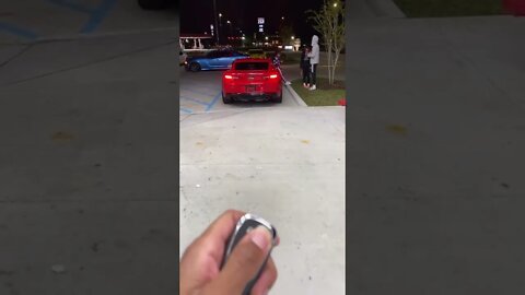 Red car Reaction Public #fyp #chevy #camaro #super #sport #cartiktok #shorts #reel #superCar