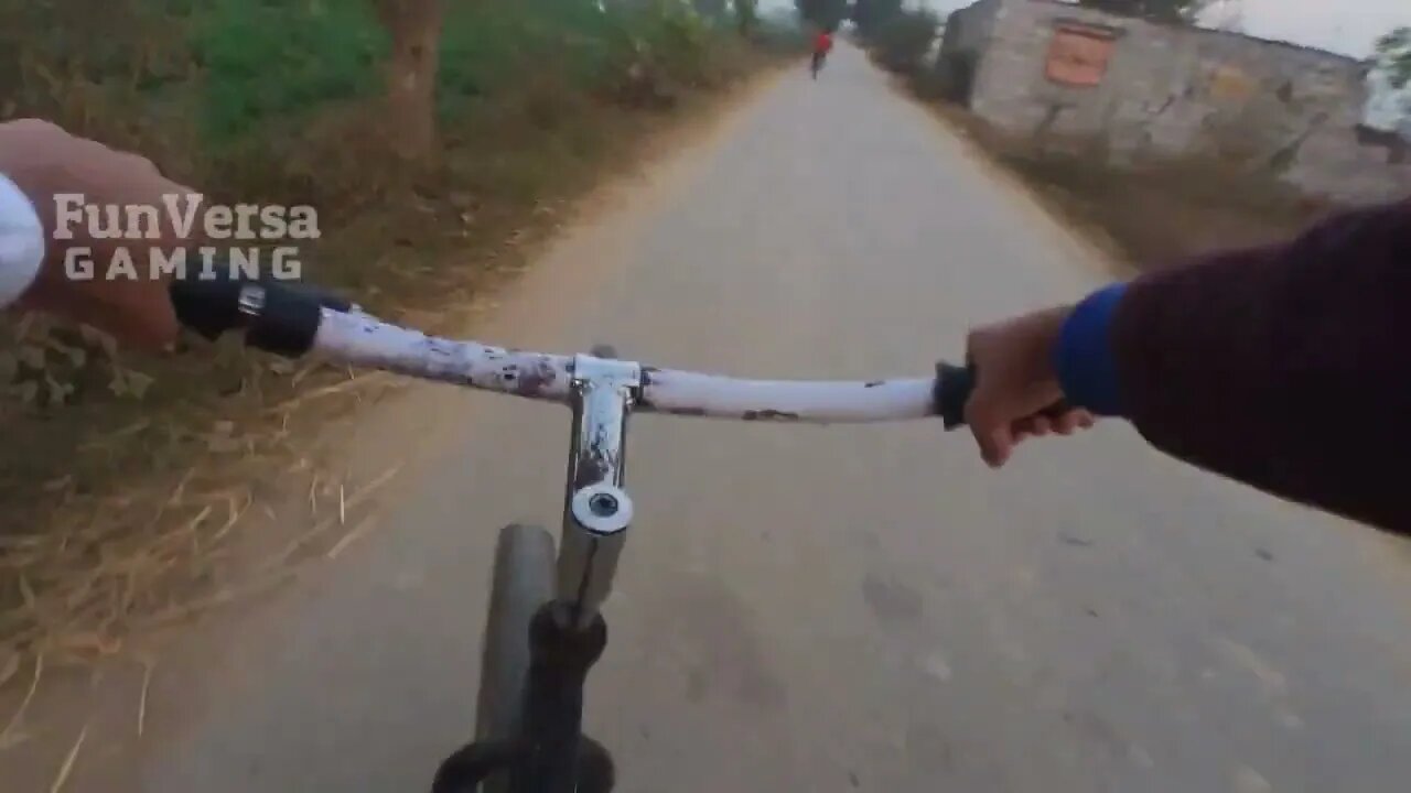 cycling with my friend | we saw bike accident