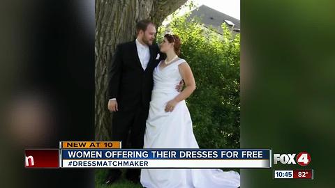 Viral hashtag helping women find wedding dresses