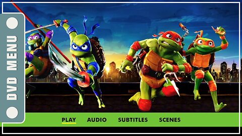 Teenage Mutant Ninja Turtles: Mutant Mayhem - DVD Menu