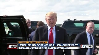 Mueller report: No evidence of Trump-Russia collusion