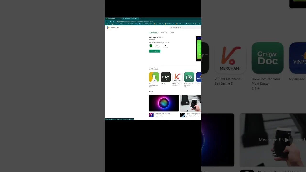 PPFD FOR WEED - youtube short version