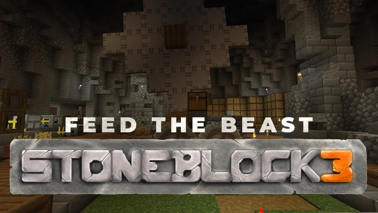 BIG DUNGEON & CHICKENS | Stoneblock 3 | Episode 3