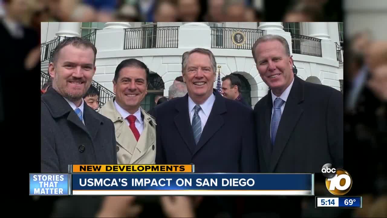 Trade deal has impact on San Diego