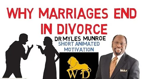 THE ROOT CAUSE OF DIVORCE by Dr Myles Munroe (Absolutely Must Watch)