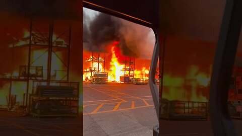 A massive fire broke out at the Daimler Trucks North America manufacturing facility in Cleveland...