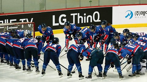 Joint Korean Women's Ice Hockey Team Loses First Game