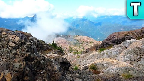 Hiking Mount Adder, Vancouver Island, Canada