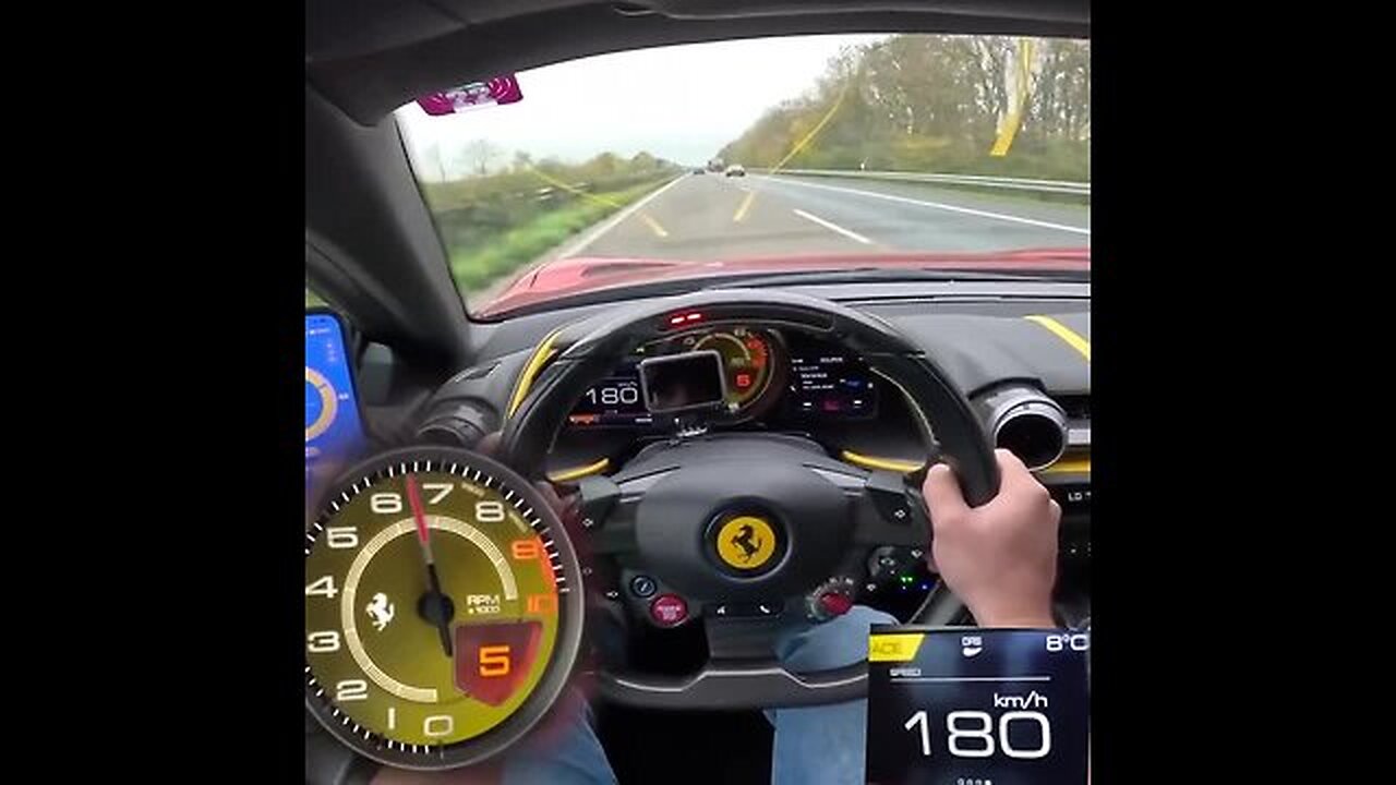 INSANE sounding Ferrari 812 Novitec at CRAZY 205MPH!