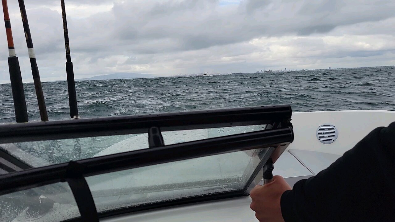 little trip in rough seas