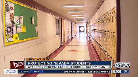 Attorney General releases report aimed at protecting Nevada schools