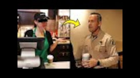 Starbucks Workers Laugh, Refuse Cops Service; Corporate Offers Excuse