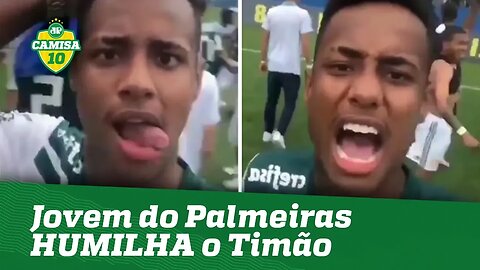 Zagueiro do Palmeiras HUMILHA Corinthians após título!