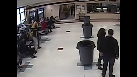 Surveillance video Kenosha cop Shawn Guetschow pinning a 12yro girl down with his knee on her neck