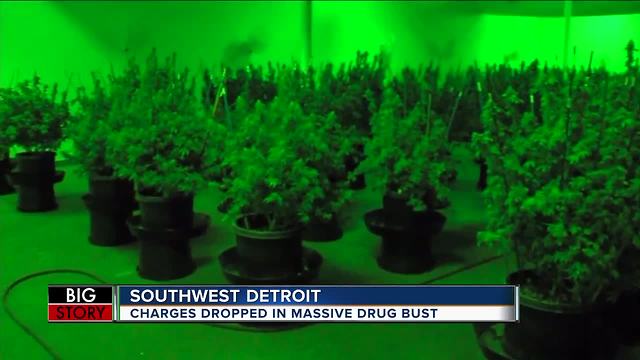 Charges dropped against 6 defendants in $1M cannabis raid in Detroit