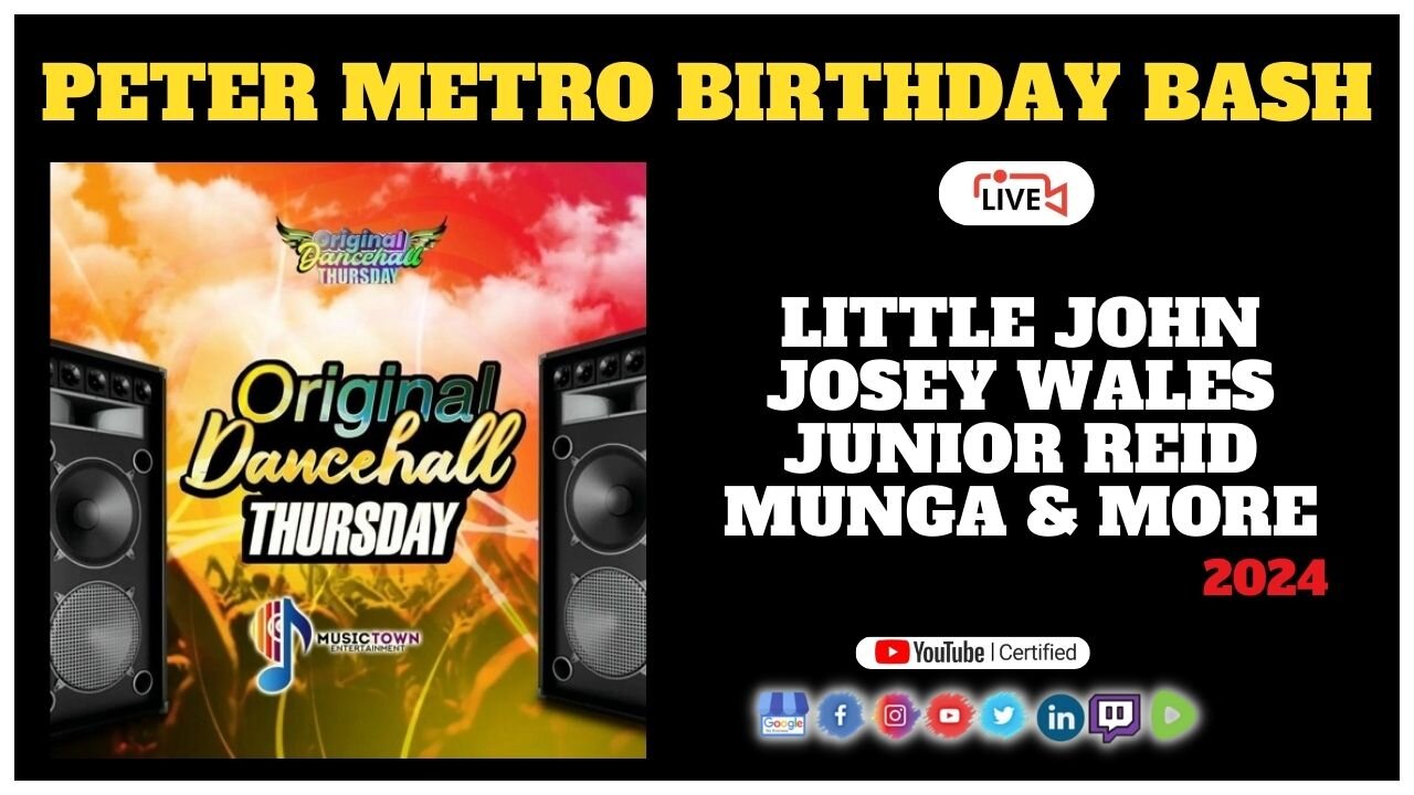 Peter Metro Birthday Bash Live Performances: Little John - Josey Wales - Junior Reid - Munga & More