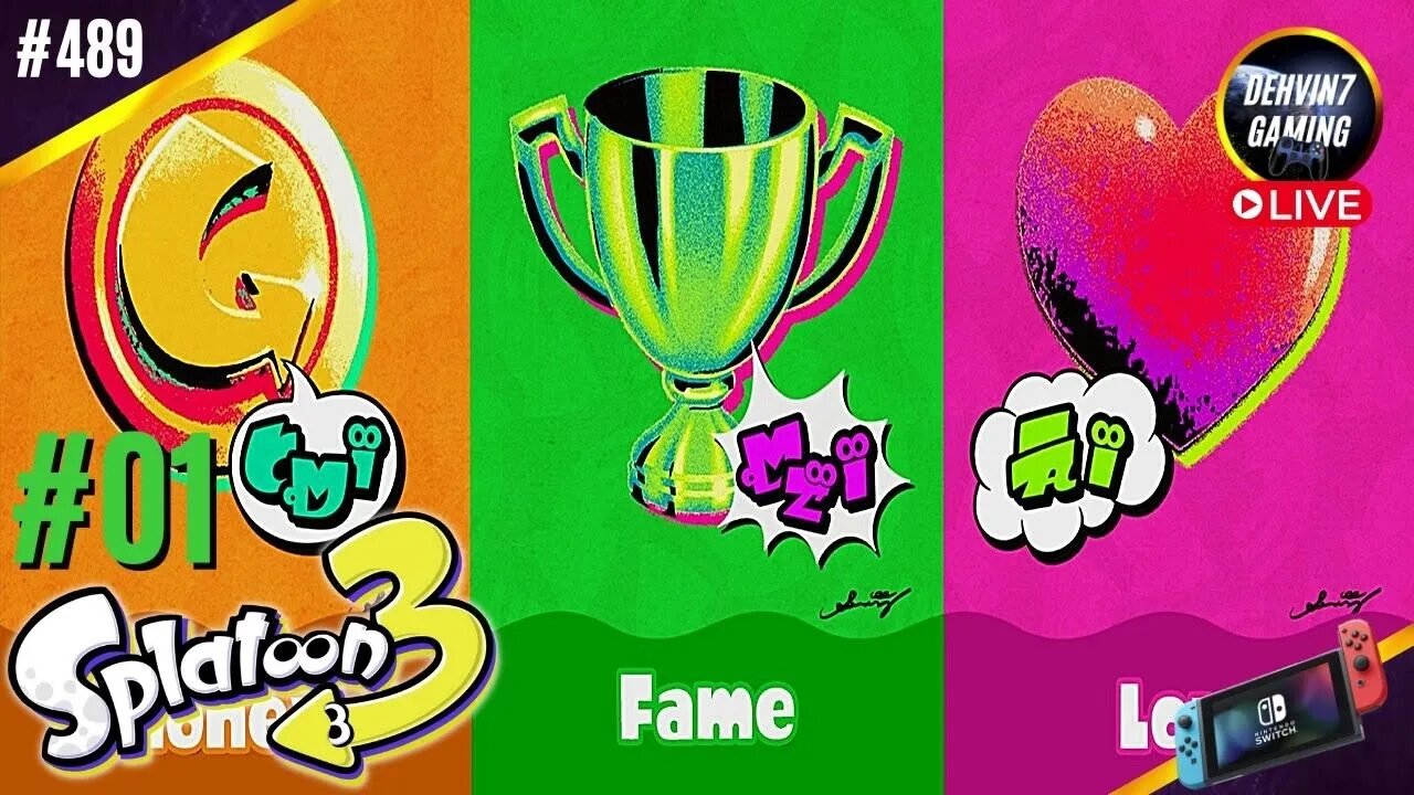 Team FAME, Money, & Love Splatfest! Lets WIN! [#01] | Splatoon 3