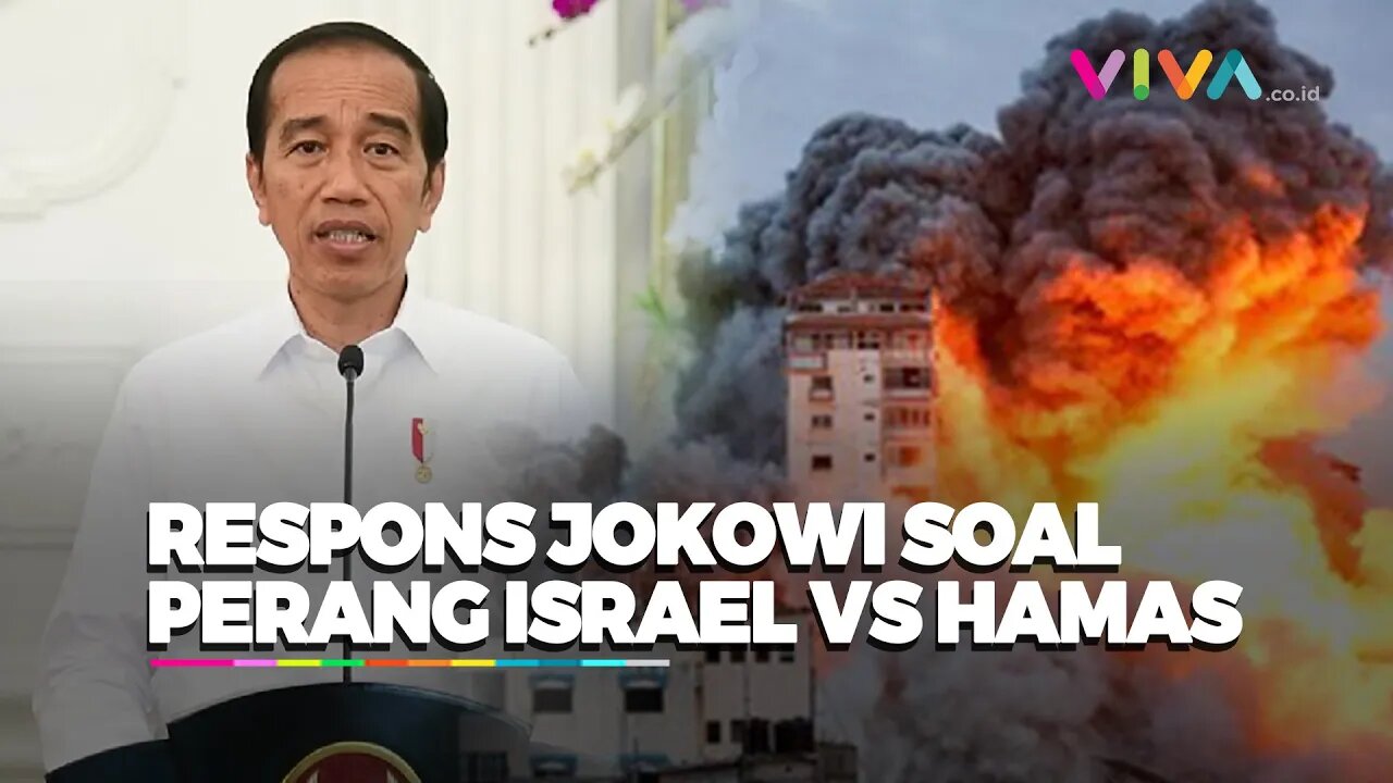 Pernyataan Keras Jokowi soal Perang Israel Hamas