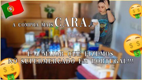 A maior compra no Supermercado que fizemos em Portugal | Portuga 2022