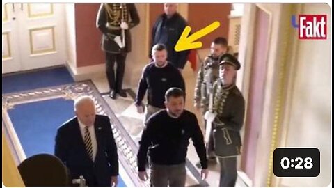 What The Hell Is This Theater? Zelensky's Body Double Accidentally Appears With Biden