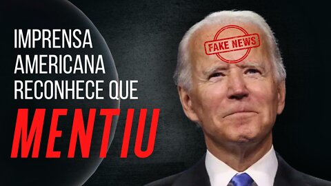 Imprensa reconhece escândalo que escondeu do público para eleger Biden.