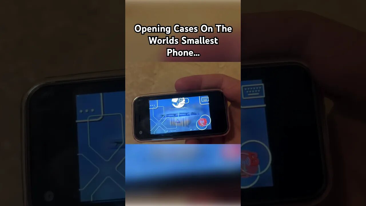 Opening CSGO Cases On The Tiniest Phone