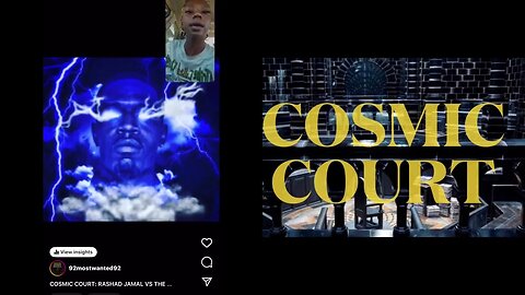 COSMIC COURT: RASHAD JAMAL VS THE PEOPLE DAY VI “He put me out” 😳 PART II