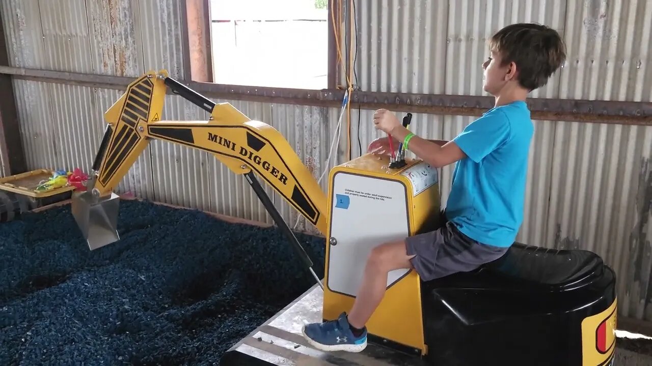 Ty working the Excavator!