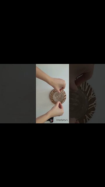 DIY BOHO-STYLE VASE #shorts #doityourself #bohodecor #diyvase #homedecoridea