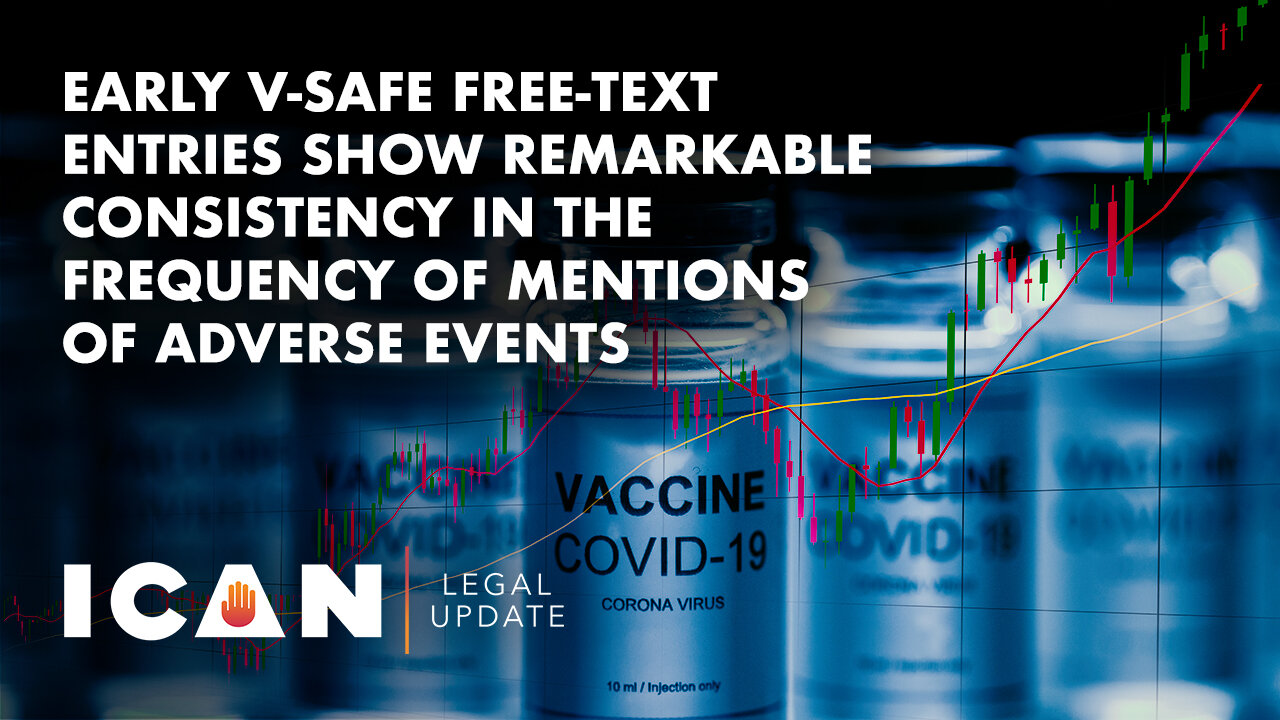 Early V-safe Free-Text Entries Show Consistency in the Frequency of Mentions of Adverse Events