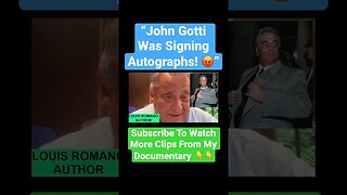 “John Gotti Was Signing Autographs! 😡” #johngotti #sammythebull #michaelfranzese #johnalite