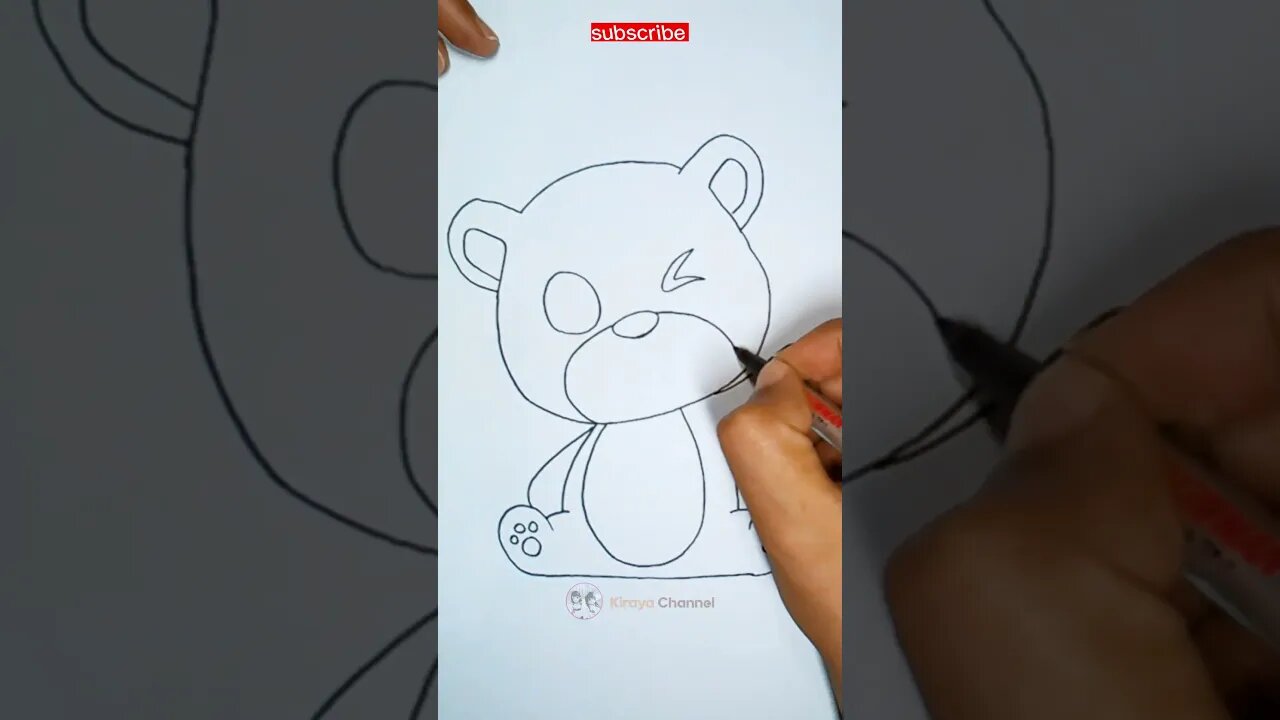 how to draw cute tiger