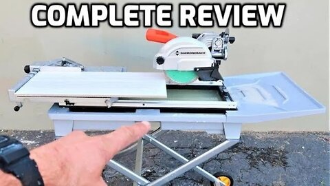 Diamondback 7" Tile Saw by Harbor Freight Full Review