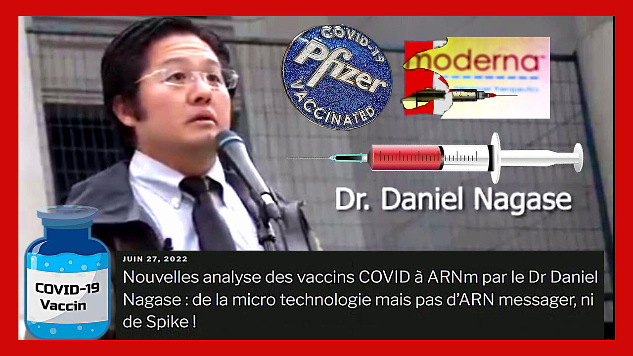 VACCIN ? Nouvelles analyses... Oxyde de graphène et nanobots ... Et rien d'autre !!! Dr.Daniel NAGASE (Hd 1080) Voir descriptif