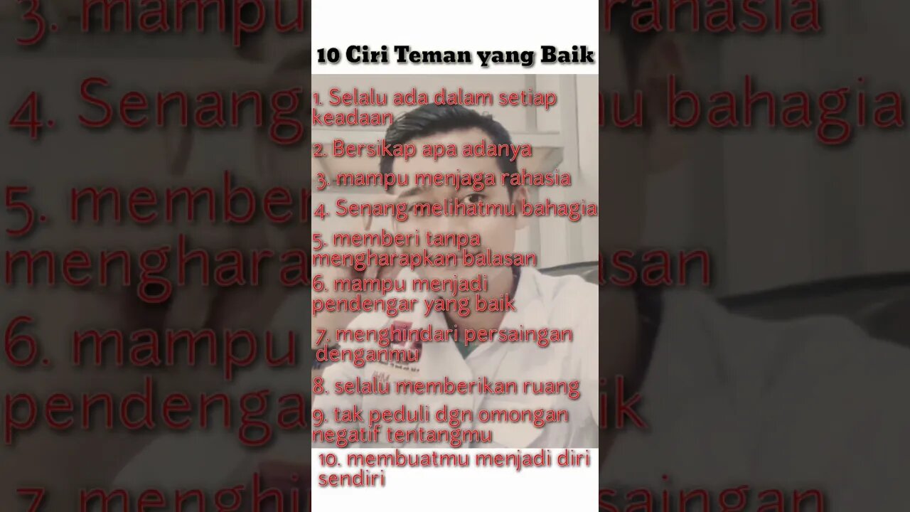 10 ciri Teman yang baik untukmu