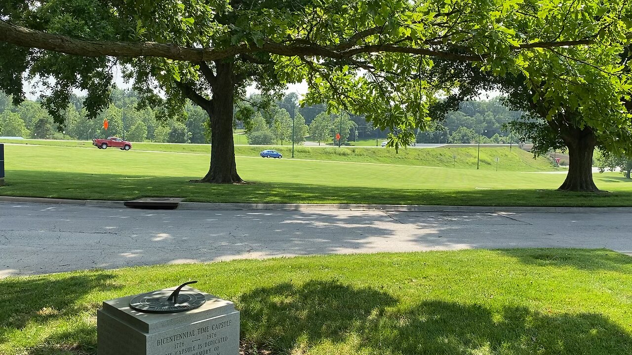 A tranquil day at the Harry S Truman Presidential Library