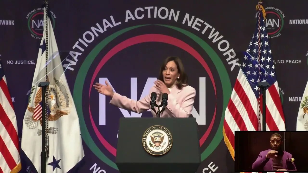 Kamala Harris: "We Now Have A Dept Of Justice That Actually Believes In The Pursuit Of Justice"