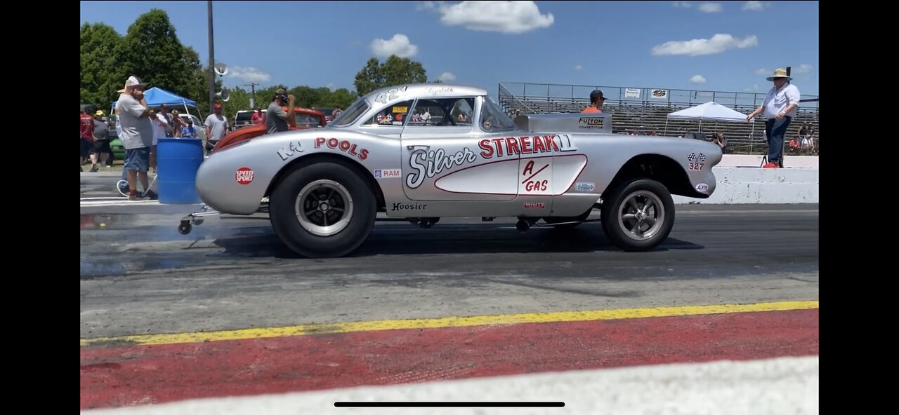 Vintage Gasser Burnout - Drag Race Compilation - Old School Racing