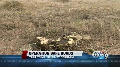 Intersection safer after trimming