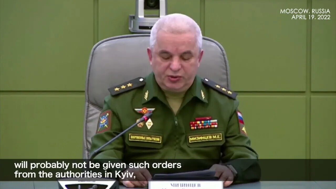 Ukraine ordered to put down weapons at the Azov plant in Mariupol.