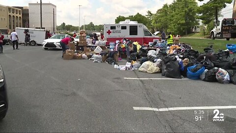 Community comes together to help one another after deadly Baltimore explosion