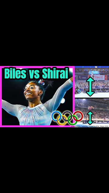Battle of the TRIPLE DOUBLE | Simone Biles vs Kenzo Shirai 🤸🏽‍♀️🤸🏼‍♂️🐐