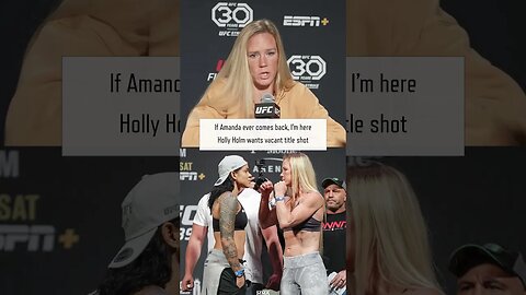 If Amanda Nunes ever comes back, I want that rematch | Holly Holm disappointed the champ retired