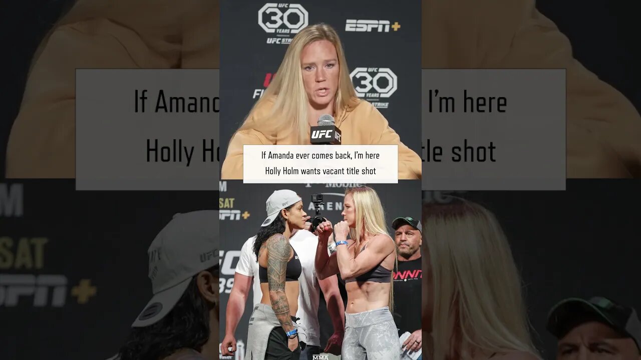 If Amanda Nunes ever comes back, I want that rematch | Holly Holm disappointed the champ retired