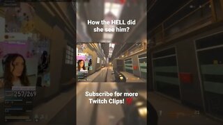 How did she see him? (Call of Duty: Warzone) #shorts #warzone