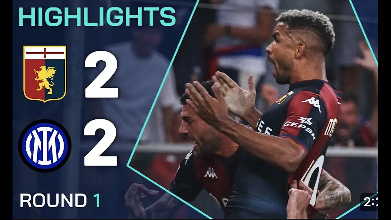 GENOA-INTER 2-2 | HIGHLIGHTS | Late Messias equaliser denies Inter winning start | Serie A 2024/25