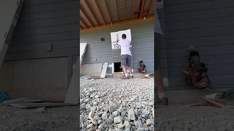 Wall falls on worker